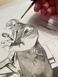 Annika Siems bei der Arbeit