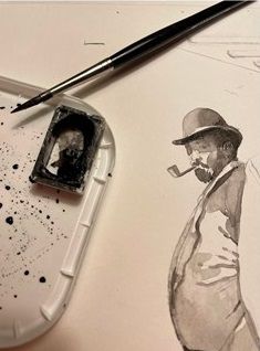 Annika Siems bei der Arbeit