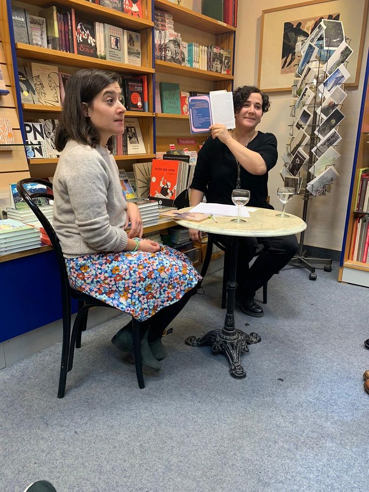 Impressionen von den Büchergilde Veranstaltungen mit Francesca Petrarca